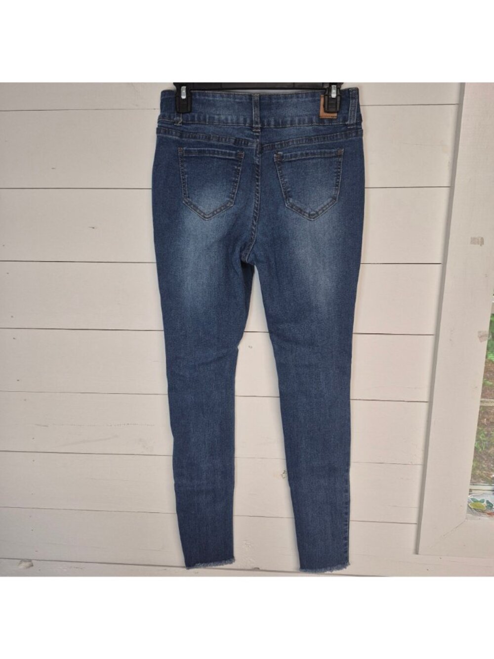 Best Quality Brand Distressed Skinny Fit Mid-Rise Blue Denim Jeans Size 9/M - Picture 7 of 8
